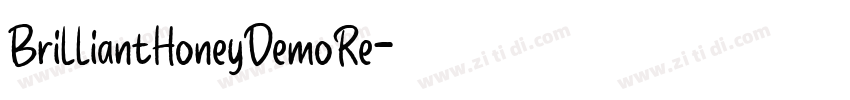 BrilliantHoneyDemoRe字体转换