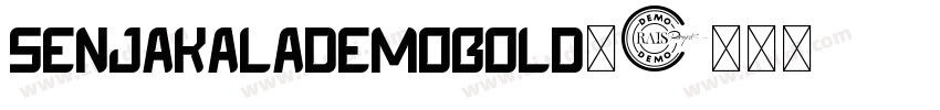 SenjakalaDemoBold◆字体转换