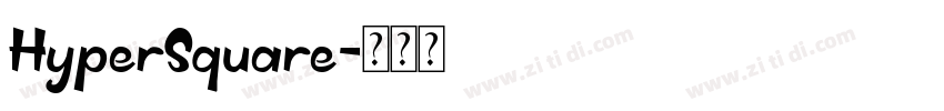 HyperSquare字体转换