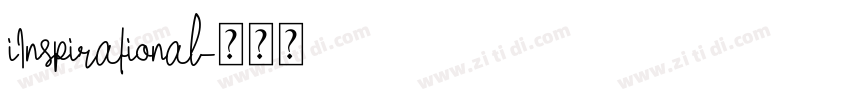 iInspirational字体转换