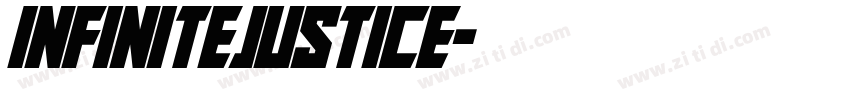 InfiniteJustice字体转换