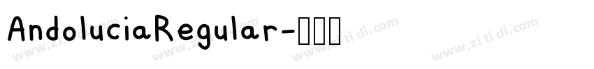 AndoluciaRegular字体转换