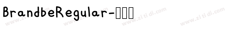BrandbeRegular字体转换