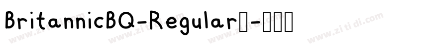 BritannicBQ-Regular免字体转换