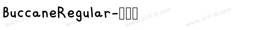 BuccaneRegular字体转换 BuccaneRegular字体转换