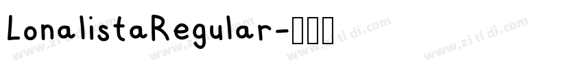 LonalistaRegular字体转换