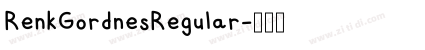 RenkGordnesRegular字体转换 RenkGordnesRegular字体转换
