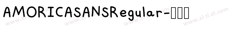 AMORICASANSRegular字体转换