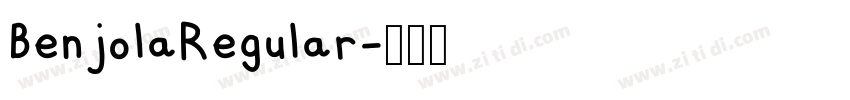 BenjolaRegular字体转换 BenjolaRegular字体转换