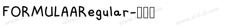 FORMULAARegular字体转换 FORMULAARegular字体转换