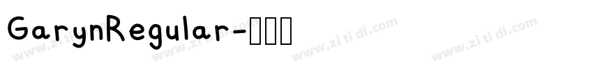 GarynRegular字体转换 GarynRegular字体转换