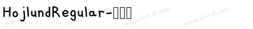 HojlundRegular字体转换