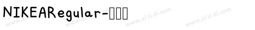 NIKEARegular字体转换