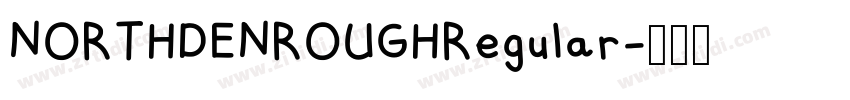 NORTHDENROUGHRegular字体转换