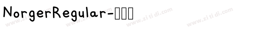NorgerRegular字体转换 NorgerRegular字体转换