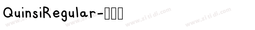 QuinsiRegular字体转换