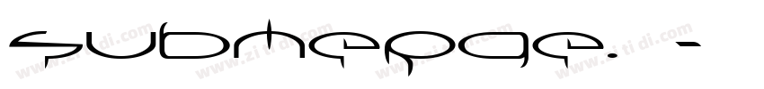 Submerge.沦陷字体转换