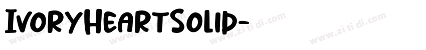IvoryHeartSolid字体转换
