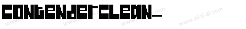 ContenderClean字体转换 ContenderClean字体转换