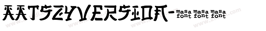 AaTSZYVersion字体转换