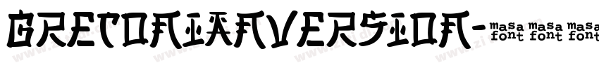 GreconianVersion字体转换
