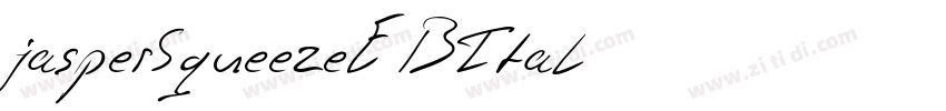 jasperSqueezeEBItal字体转换