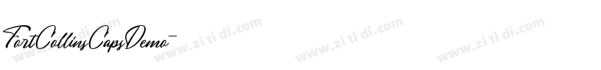 FortCollinsCapsDemo字体转换