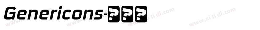 Genericons字体转换
