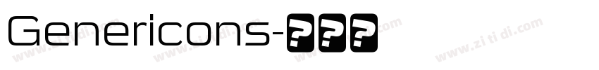 Genericons字体转换