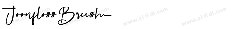 JoonflossBrush字体转换