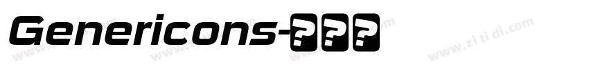 Genericons字体转换