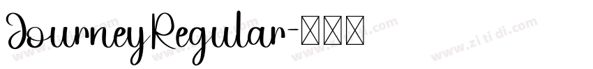 JourneyRegular字体转换