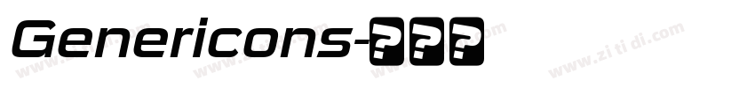 Genericons字体转换