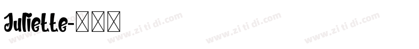 Juliette字体转换