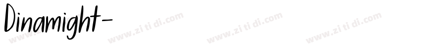 Dinamight字体转换