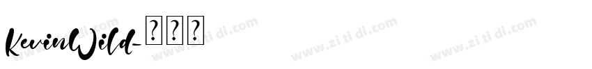 KevinWild字体转换