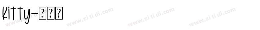 Kitty字体转换