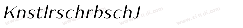KunstlerschreibschJo字体转换