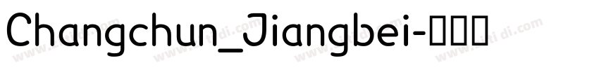Changchun_Jiangbei字体转换
