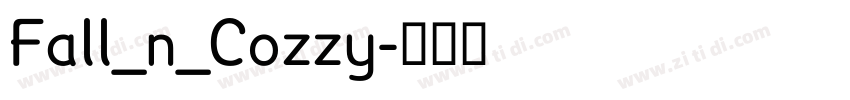 Fall_n_Cozzy字体转换
