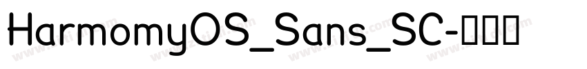 HarmomyOS_Sans_SC字体转换