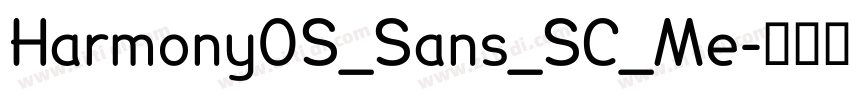 Harmony0S_Sans_SC_Me字体转换