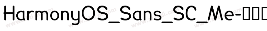 HarmonyOS_Sans_SC_Me字体转换