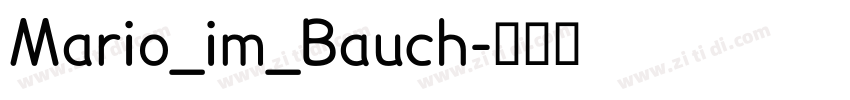 Mario_im_Bauch字体转换