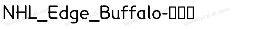NHL_Edge_Buffalo字体转换
