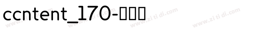 ccntent_170字体转换