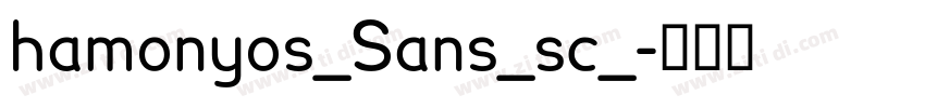 hamonyos_Sans_sc_字体转换