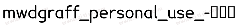 mwdgraff_personal_use_字体转换