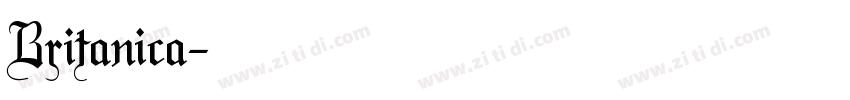 Britanica字体转换