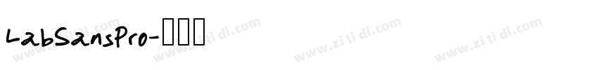 LabSansPro字体转换